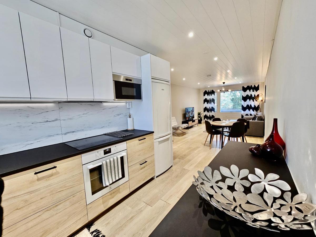 Elegant Apartment With Sauna In The Center โรวานิเอมิ ภายนอก รูปภาพ