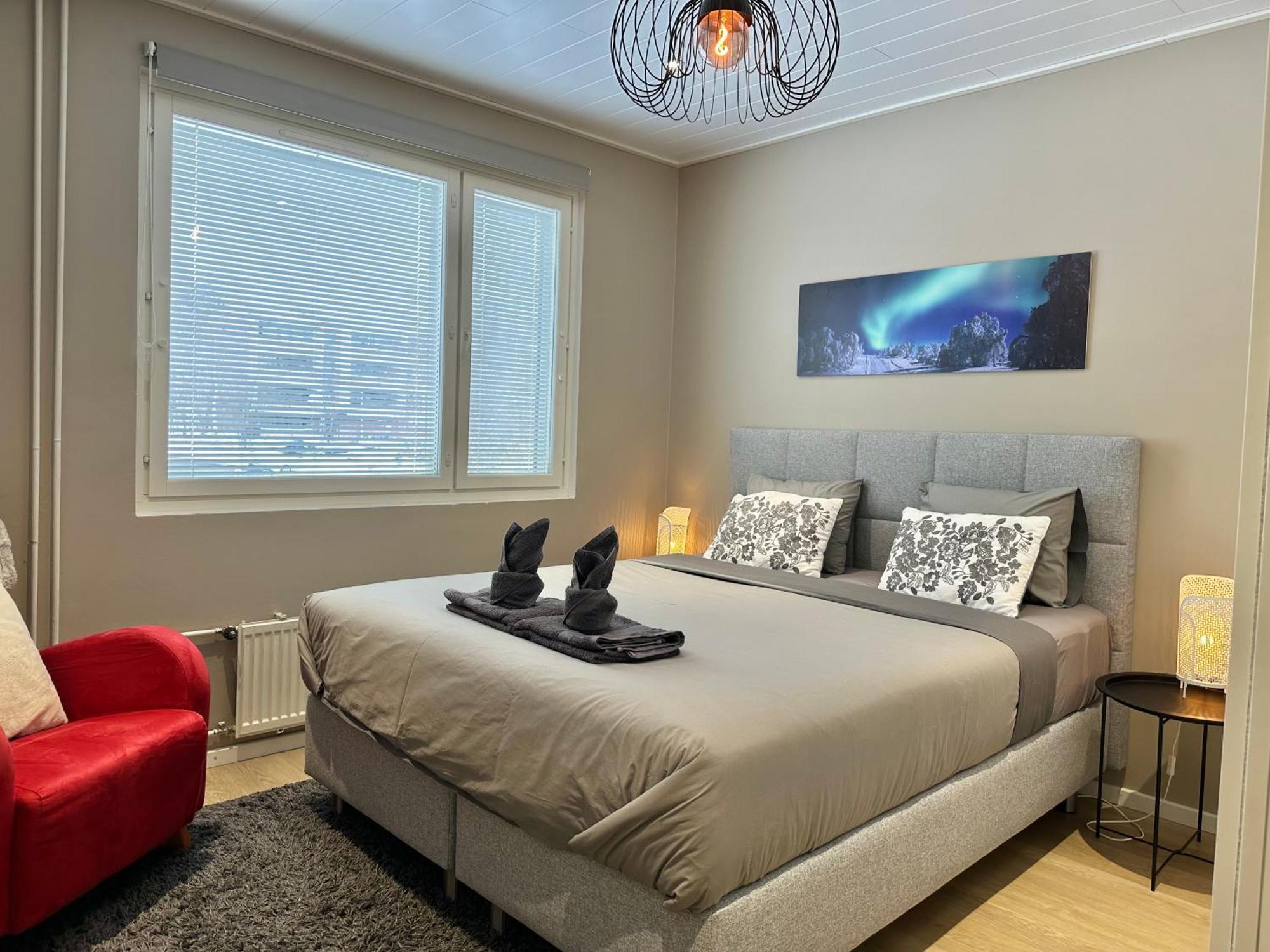 Elegant Apartment With Sauna In The Center โรวานิเอมิ ภายนอก รูปภาพ